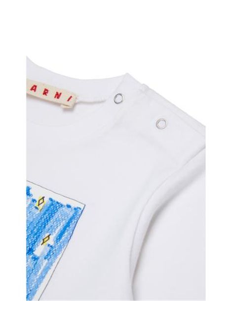T-shirt con stampa MARNI KIDS | M01908 M00SG0M100